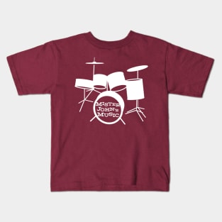 MJM drum kit in white Kids T-Shirt